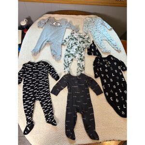 Lot of 7 Lullaby Lane Boys Sleepers